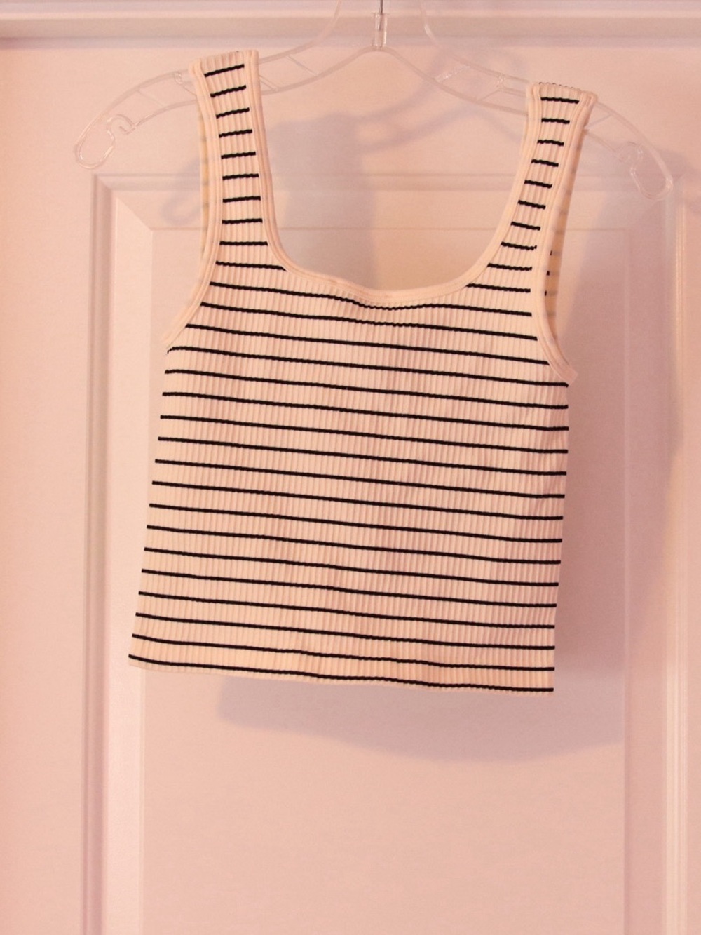 Striped Ribbed Tank Top - Picture 2 of 4